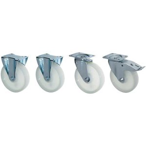 Lenk- und Bockrollen SET für BKM, Tragkraft 450 kg, 850 kg