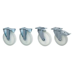 Lenk- und Bockrollen SET für BKM, Tragkraft 450 kg