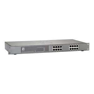 LevelOne FEP-1612W150 – Switch – 16 x 10/100 (PoE+) – an Rack montierbar – PoE+