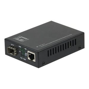 LevelOne GVT-2010 – Medienkonverter – 100Mb LAN – 10Base-T, 100Base-TX, 1000Base-T, 1000Base-X – RJ-45 / SFP (mini-GBIC)
