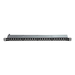 LINDY – Patch Panel – CAT 6 – STP – RJ-45 X 24 – Schwarz