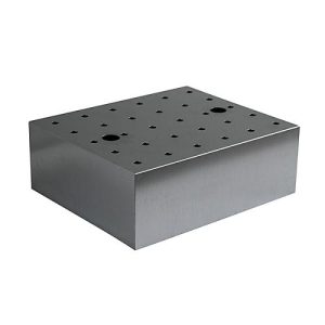 Lochblecheinsatz Q30 für CEMO Kleinauffangwannen aus Stahl, B 450 x T 380 x H 165 mm, Stahl verzinkt