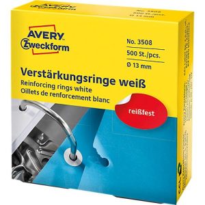Lochverstärkungsringe, weiß