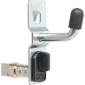 Lochwandhaken für Lochblechwände ORDO Industry/ORDO Business, schräges Hakenende, Ø 6 x L 25 mm, Stahl, verzinkt