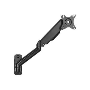 LogiLink – Befestigungskit (Wandmontage) – Gasfeder – für Monitor / Curved-Monitor – Kunststoff, Stahl, Aluminium – Schwarz