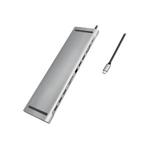 LogiLink – Dockingstation – USB-C 3.2 Gen 1 – 2 x HDMI, VGA – 1GbE