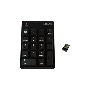 LogiLink – Tastatur – kabellos – 2.4 GHz