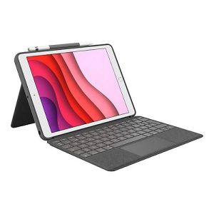 Logitech Combo Touch – Tastatur und Foliohülle – mit Trackpad – hintergrundbeleuchtet – Apple Smart connector – QWERTZ