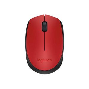 Logitech M171 – Maus – 2.4 GHz – Schwarz, Rot
