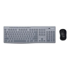 Logitech MK270 Wireless Combo for Education with Protective Keyboard Cover – Tastatur-und-Maus-Set – kabellos – 2.4 GHz – für Bildungseinrichtungen