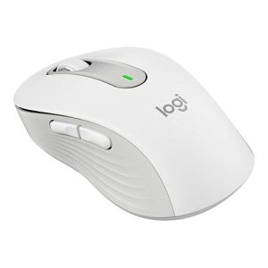 Logitech Signature M650 L LEFT – Maus – Größe L – Bluetooth, 2.4 GHz – Off-White