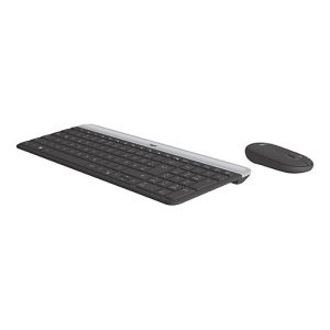 Logitech Slim Wireless Combo MK470 – Tastatur-und-Maus-Set – kabellos – 2.4 GHz – QWERTZ – Deutsch