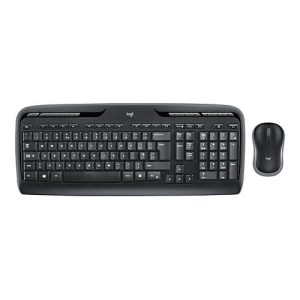 Logitech Wireless Combo MK330 – Tastatur-und-Maus-Set – kabellos – 2.4 GHz – GB – Schwarz