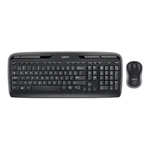 Logitech Wireless Combo MK330 – Tastatur-und-Maus-Set – kabellos – 2.4 GHz – Schweiz – Schwarz