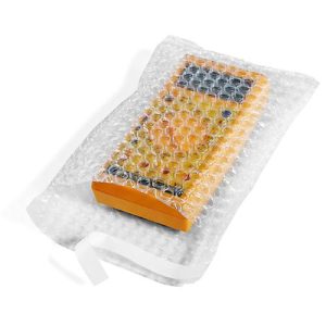 Luftpolsterbeutel, mit Selbstklebeverschlusslasche, 2-lagig, Stärke 70 μ, LDPE-Folie, transparent, 300 x 400 mm, ab 200 Stück
