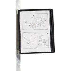 Magnet-Wandhalter-Set Vario Wall, inkl. 5 Tafeln, schwarz