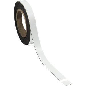 Magnetband, weiß, 20 x 10000 mm