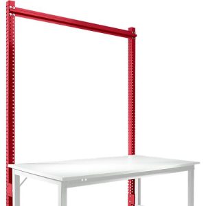 Manuflex Aufbauportal, für Grundtische Universal/Profi Standard, für Tischbreite 1500 mm, rubinrot
