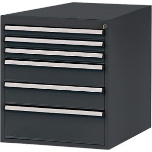 Manuflex Schubladen-Unterbauten, für Werkbank Profi Tiefe 700 mm, anthrazit