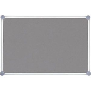 MAUL Pinnwandtafel 2000, Textil, grau, 900 x 1200 mm