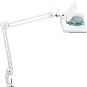 MAULvitrum LED-Lupenleuchte, 6.500 Kelvin, weiß