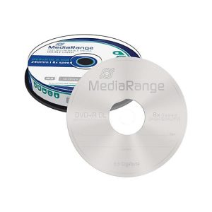 MediaRange – DVD+R DL x 10 – 8.5 GB – Speichermedium MediaRange – DVD+R DL x 10 – 8.5 GB – Speichermedium