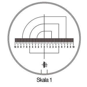 Messskala Tech-Line Skala-D.25/2,5mm Duo-Skala 1-Standard