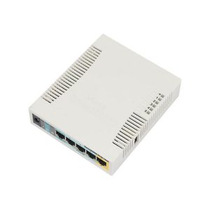 MikroTik RouterBOARD RB951UI-2HND – Accesspoint – 100Mb LAN – Wi-Fi – 2.4 GHz