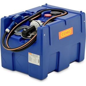 Mobile Tankstelle CEMO Blue-Mobil EASY, mit Membranpumpe CEMATIC BLUE 12 V, 200 l Tank für AdBlue®, B 800 x T 600 x H 590 mm