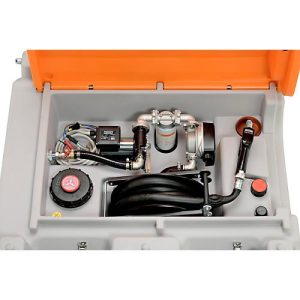 Mobile Tankstelle CEMO DT-Mobil Easy Basic, Combi 850/100 l Tank für Diesel und Adblue®, Elektropumpe CematicDuo24/12 V, B 1270 x T 1070 x H 1120 mm