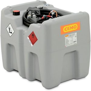 Mobile Tankstelle CEMO DT-Mobil Easy Elektropumpe CENTRI SP30, Automatik-Zapfpistole, 210 l, Polyethylen, einwandig, B 785 x T 595 x H 685 mm