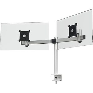 Monitorarm Durable, für 2 Displays 21-27′, VESA, dreh-& neigbar, höhenverstellbar, mit Tischklemme