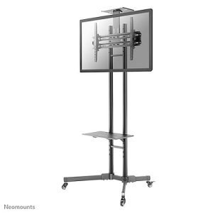 Monitorständer Neomounts® by Newstar NM-M1700BLACK, mobil, für 1 Flachbild-Display bis 75’/bis 50 kg, höhen-/tiefenverstellbar, Kabelführung, schwarz