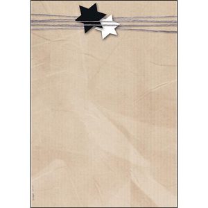 Motivpapier Sigel „Christmas Wrapping“, für Weihnachten, Format A4, Feinpapier, 100 Blatt