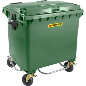 Müllcontainer MGB 660 FDP, Kunststoff, 660 l, grün Müllcontainer MGB 660 FDP, Kunststoff, 660 l, grün