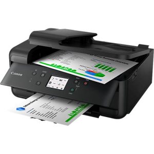 Multifunktionsdrucker Canon PIXMA TR7650, 4 in 1, USB/WLAN/Cloud, Auto-Duplex/Mobildruck/Randlosdruck, bis A4, inkl. 5 Tintenpatronen