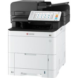 Multifunktionsdrucker Kyocera ECOSYS MA4000cifx Plus, erweiterte Garantie, Drucken/Kopieren/Faxen/Scannen, B 480 × T 578 × H 572 mm, weiß-schwarz
