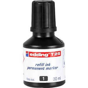 Nachfüll-Tusche edding T25 (Tropfdosierer), schwarz