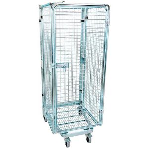 Nestbarer Metallbehälter, Typ Antidiebstahl, Traglast 500 kg
