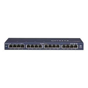 NETGEAR GS116 16 Port Gigabit Desktop Switch – Switch – 16 Anschlüsse
