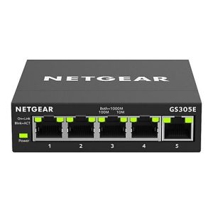 NETGEAR Plus GS305E – Switch – 5 Anschlüsse – Smart