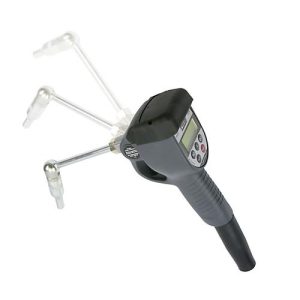 Ölabgabepistole K500 für CEMO Schmierstoffpumpen, elektronischer Zähler, Anschluss mit Drehgelenk ½‘ IG, 1-30 l/min, Mengenvoreinstellung