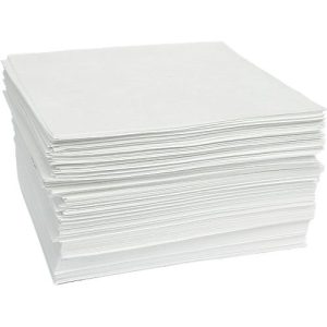 Ölbindevlies Tücher First L, 139 l Aufnahme, ohne Perforierung, L 500 x B 400 mm, weiß, 200 Stück