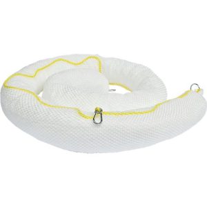Ölsperren, 222 l Aufnahme, PP-Fasern, L 3.000 x Ø 130 mm, weiß, 4 Stück