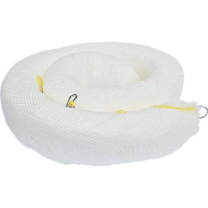 Ölsperren, 349 l Aufnahme, PP-Fasern, L 3.000 x Ø 200 mm, weiß, 4 Stück