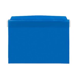 Orgatex-Magnettaschen, m. Klappe, A5 quer, blau, 50 St.