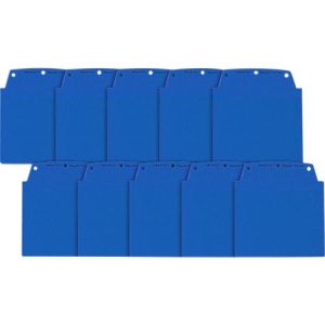 Orgatex Sichttaschen, A6 quer, blau, 10 St.