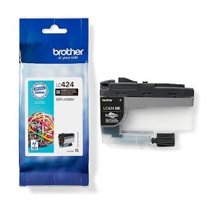 Original Brother Tintenpatrone LC-424BK, Einzelpack, schwarz
