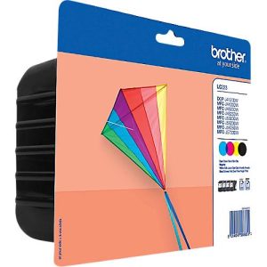 Original Brother Tintenpatronen LC-223 CMYK, Mixpack, cyan, magenta, gelb, schwarz