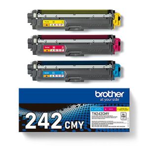 Original Brother Toner TN-242 CMY, Multipack, cyan, magenta, gelb